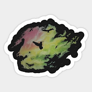 Heaven Of Birds Sticker